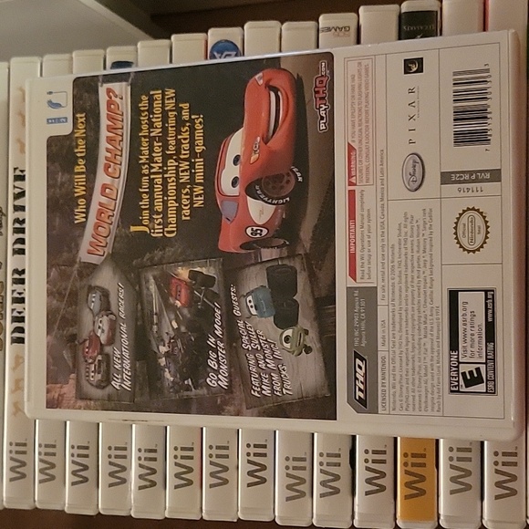 Cars - MaterNational - Wii Game No Visable Stratches Original Case & Papers - Picture 2 of 5